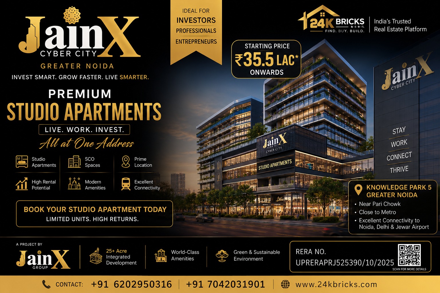 Premium Studio apartment